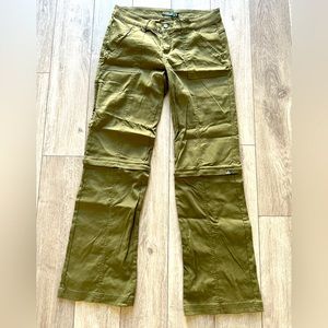 Women’s Prana size 8 green active pants